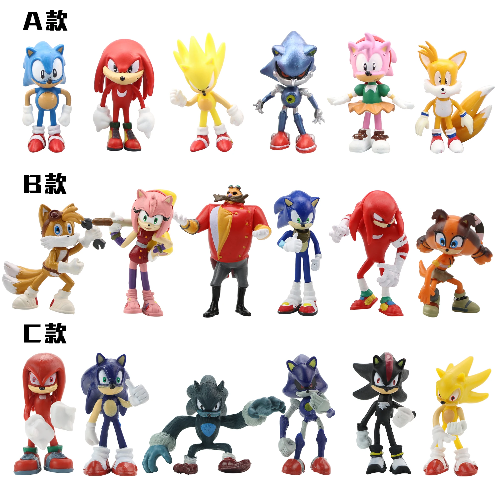 juguetes de plastico con muñecos de 7 cm