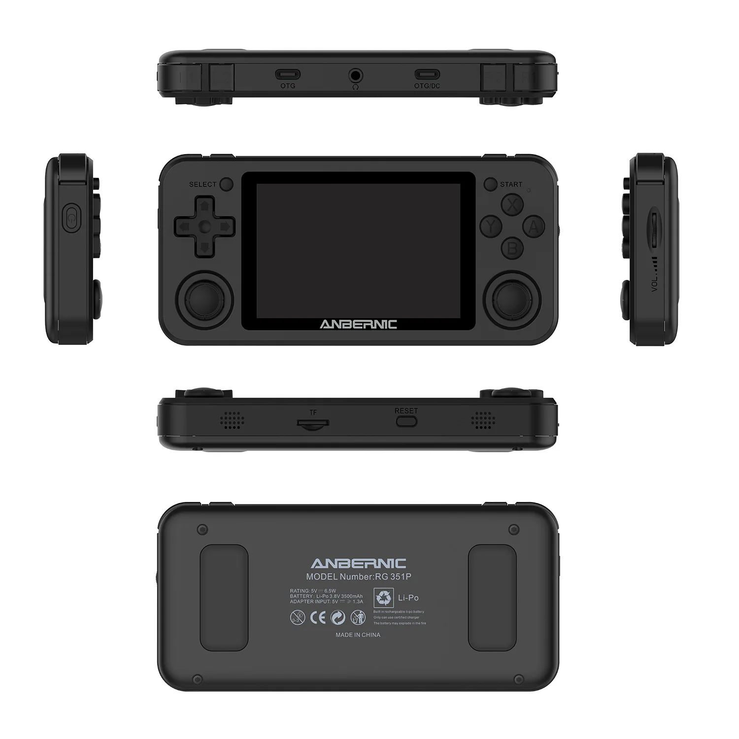 

Dual Systems Retro Video 64GB Open Source System Game Console Built In 64G Anbernic RG351P 64bit Handheld Game Player