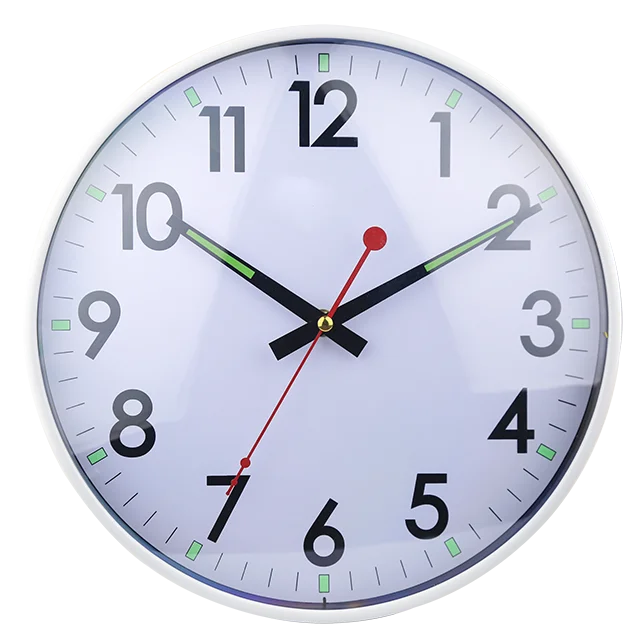 

WC30501-5 IMARCH 2021 good selling brief design home decorative wall clock quartz analog wall clock, Black, white. customized