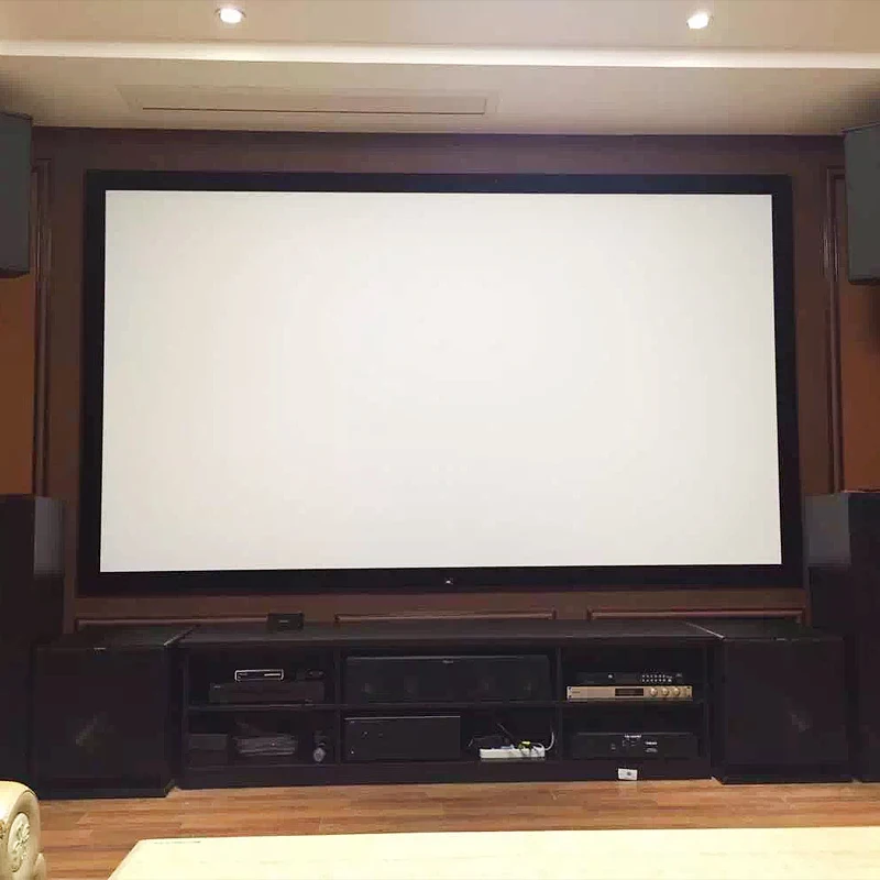 

XYScreen high end best microperforated 4K flexible white personal home theater acoustic transparent screen HK80C-Sound Max5