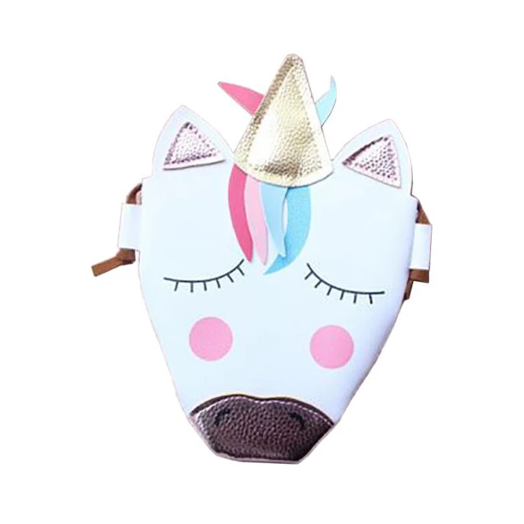 

Unicorn PU Leather Handbag Crossbody Bag Small Purse Shoulder Bag for Little Girls, As sample or customzied