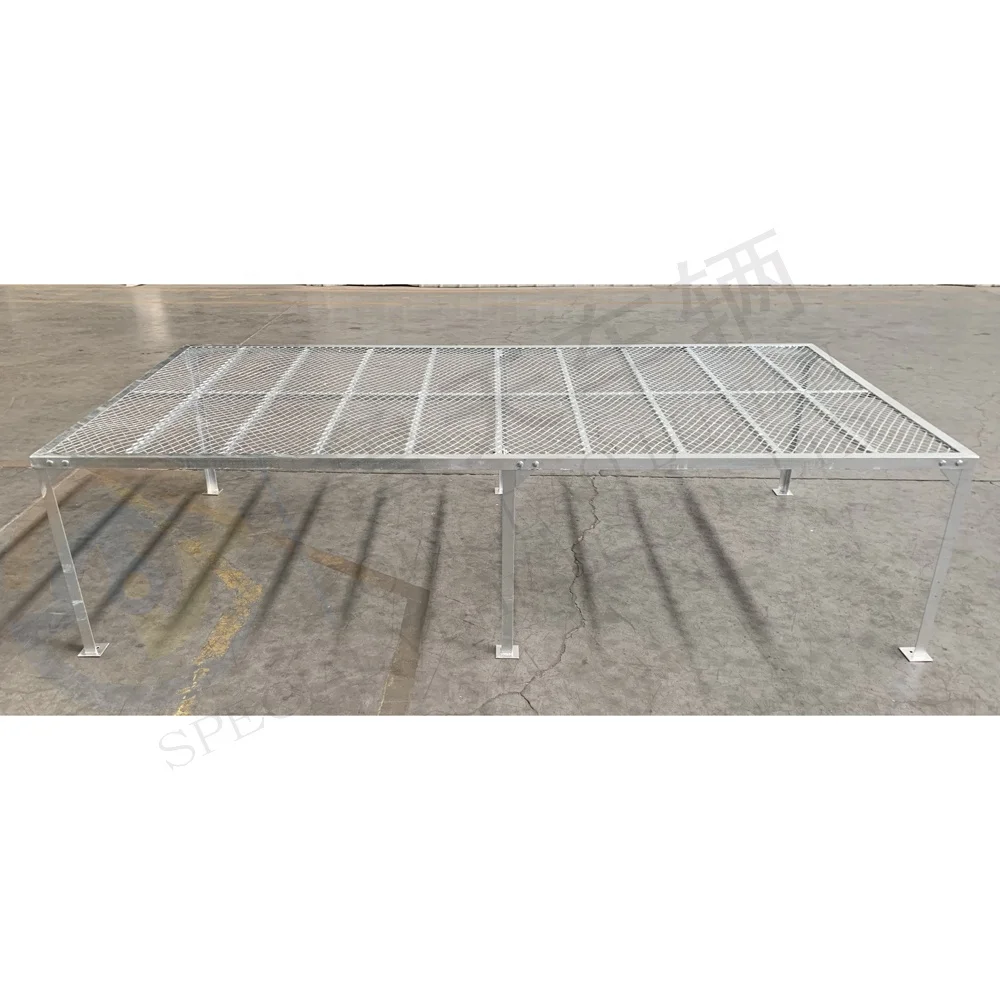 Metal Plant Bench For Agriculture Greenhouse Wire Mesh Flower Bench