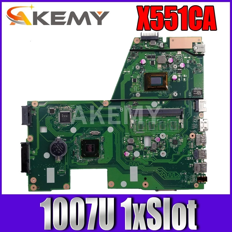 

X551CA Laptop motherboard for ASUS X551CA X551CAP original mainboard 1007U 1xSlot