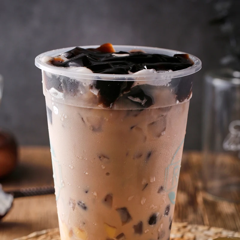 
Customized instant grass jelly powder for bubble milk tea 