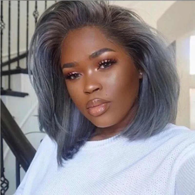 

Fast Delivery No Tangle Brazilian Human Hair Soft Straight Ombre Wig In Stock