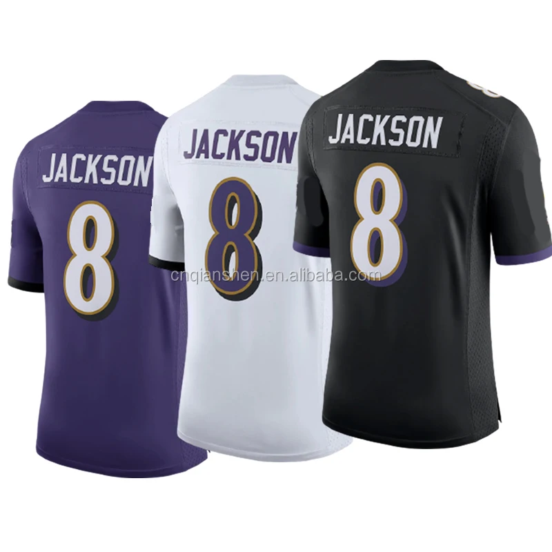 

Lamar Jackson 8 American Football Club Uniform Jersey Best Quality 3D Embroidery Mens Sports Shirt Wear Drop Shipping Wholesale