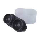OEM Make Your Own Round 2 Ice Ball Maker Silicone Ice Cube Tray Set
