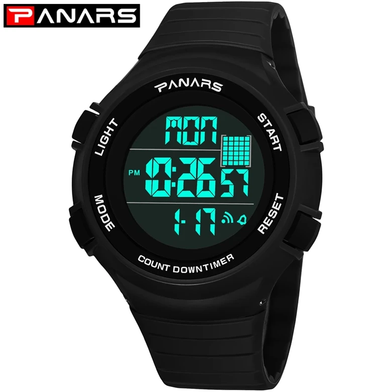 

PANARS Brand Military Digital Watches Men Wristwatch Waterproof LED Alarm Chronograph Sport Watch For Men Stopwatch Reloj Hombre