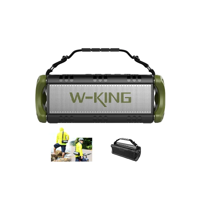 

W-king D8 new products 40w 50w large waterproof portable bluetooth speaker aluminium with handle