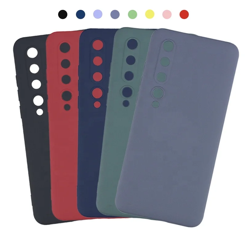 

Hot selling Precision hole Slim Silicone Fit Matte TPU Soft Cover Phone Case For Xiaomi 10/10pro, Multi colors