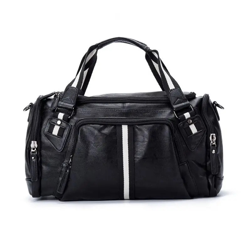 

Large Capacity Fashion Travel Bag Custom Duffel Tote Bag, Black/customized