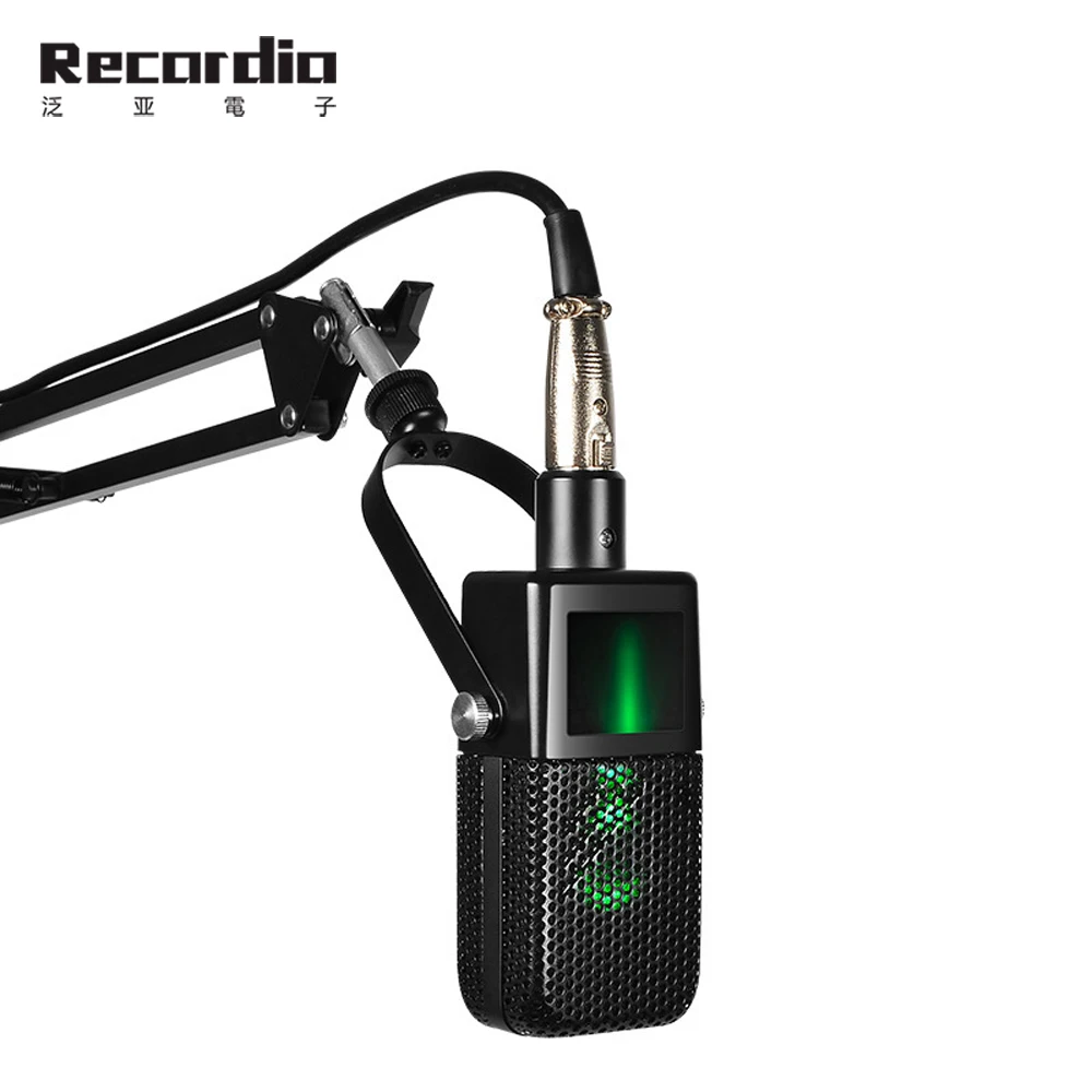

GAM-911 Newest Professional Omnidirectional Large Diaphragm Condenser Microphone for Studio Recording, Black