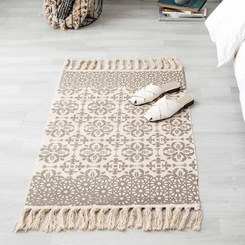 Modern simple kitchen living room printing non-slip mat