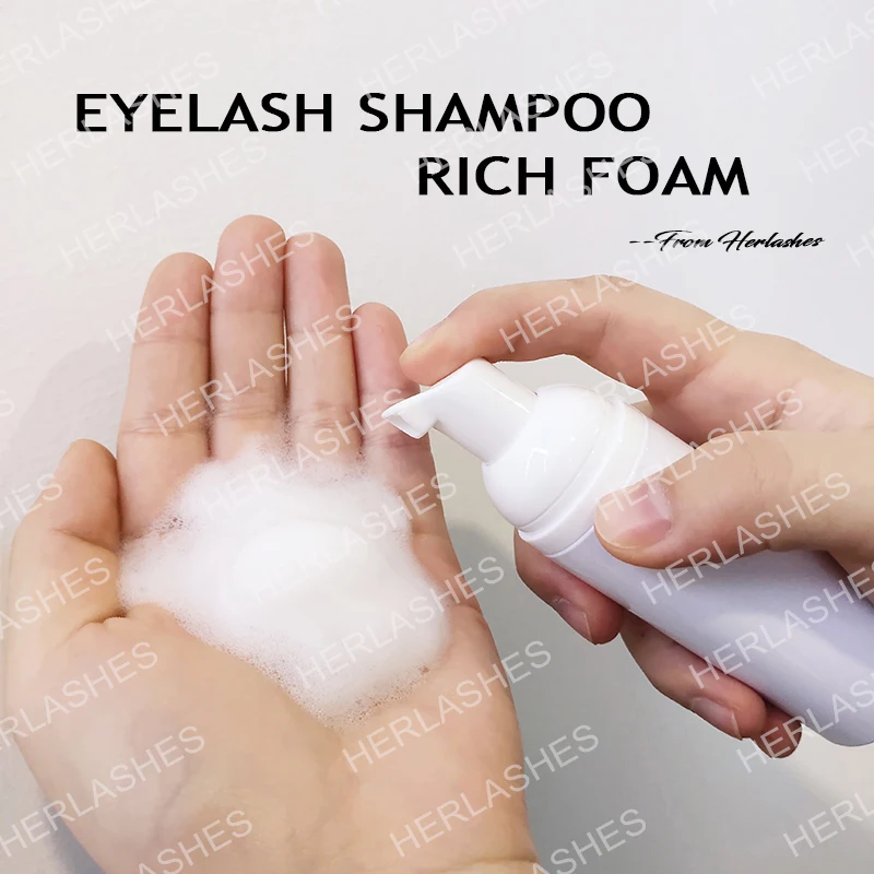

Natural Cleanser Lashes 30 50 60Ml Lash Shampoo Bottle For Wash Eyelash Private Label Lash Foam, More than 100 colors bottle