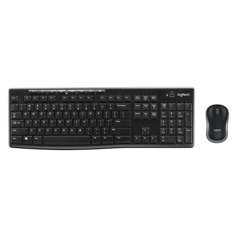 

Logitech MK270 Keyboard and Mouse Set Wireless Office Mouse and Mouse Set Full Size with Wireless 2.4G Receiver Set