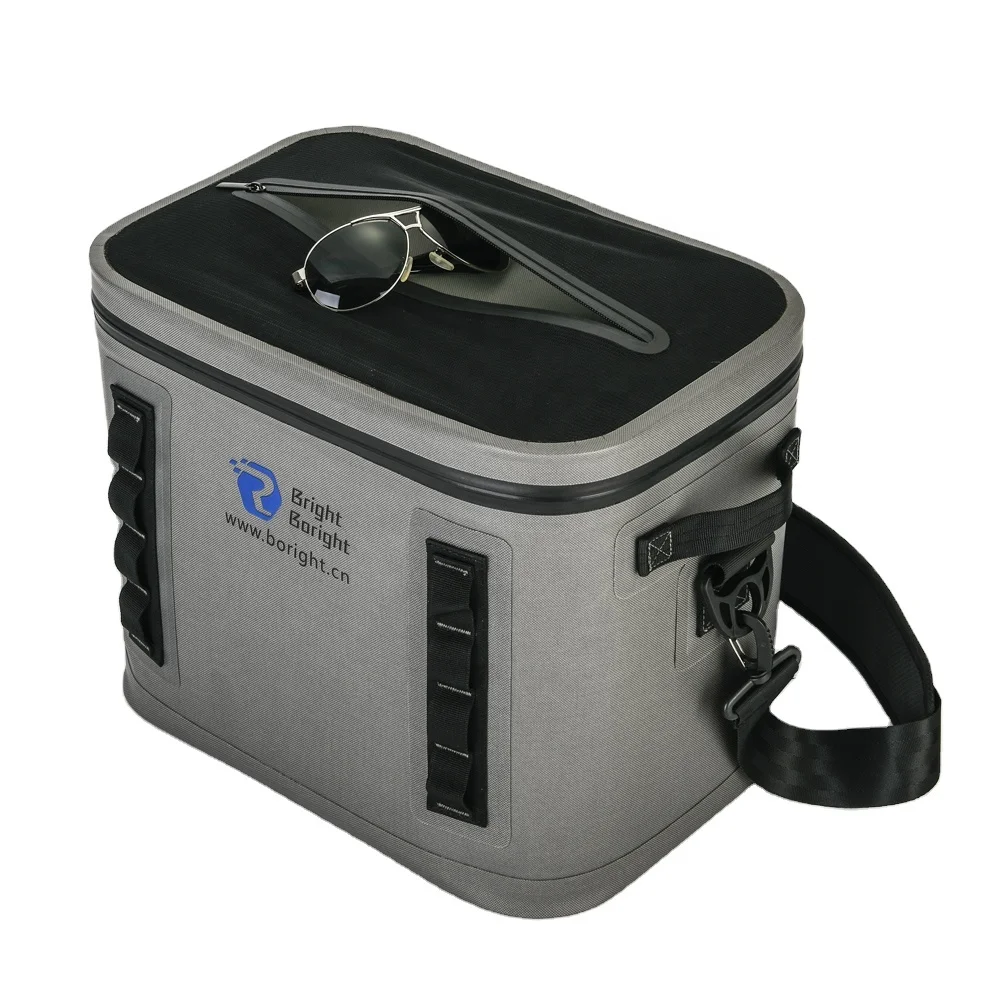 

20L Ice Soft Cooler Portable Leak-proof Insulated Outdoor Car Camping Picnic Box Bag with Airtight zipper OEM