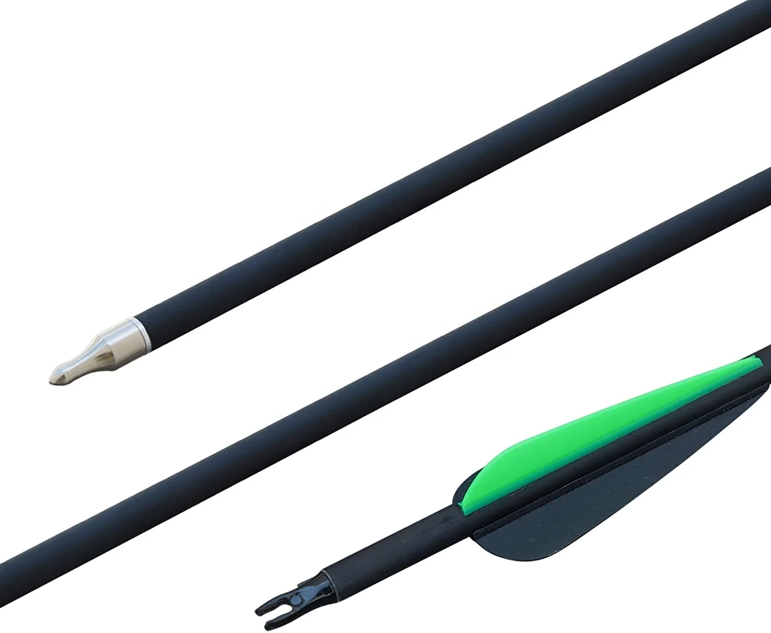 

Traditional recurve bow and arrow hunting archery pure carbon arrow