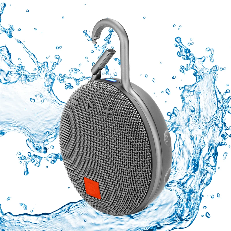 

Wireless blutooth speaker clip 3 portable mini speaker outdoor sports sound system waterproof with hook hands-free USB