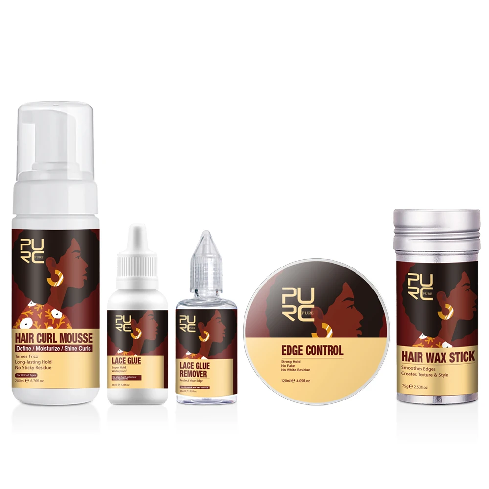 

Private Label Front Frontal Lace Glue Set Remover Wig Adhesive
