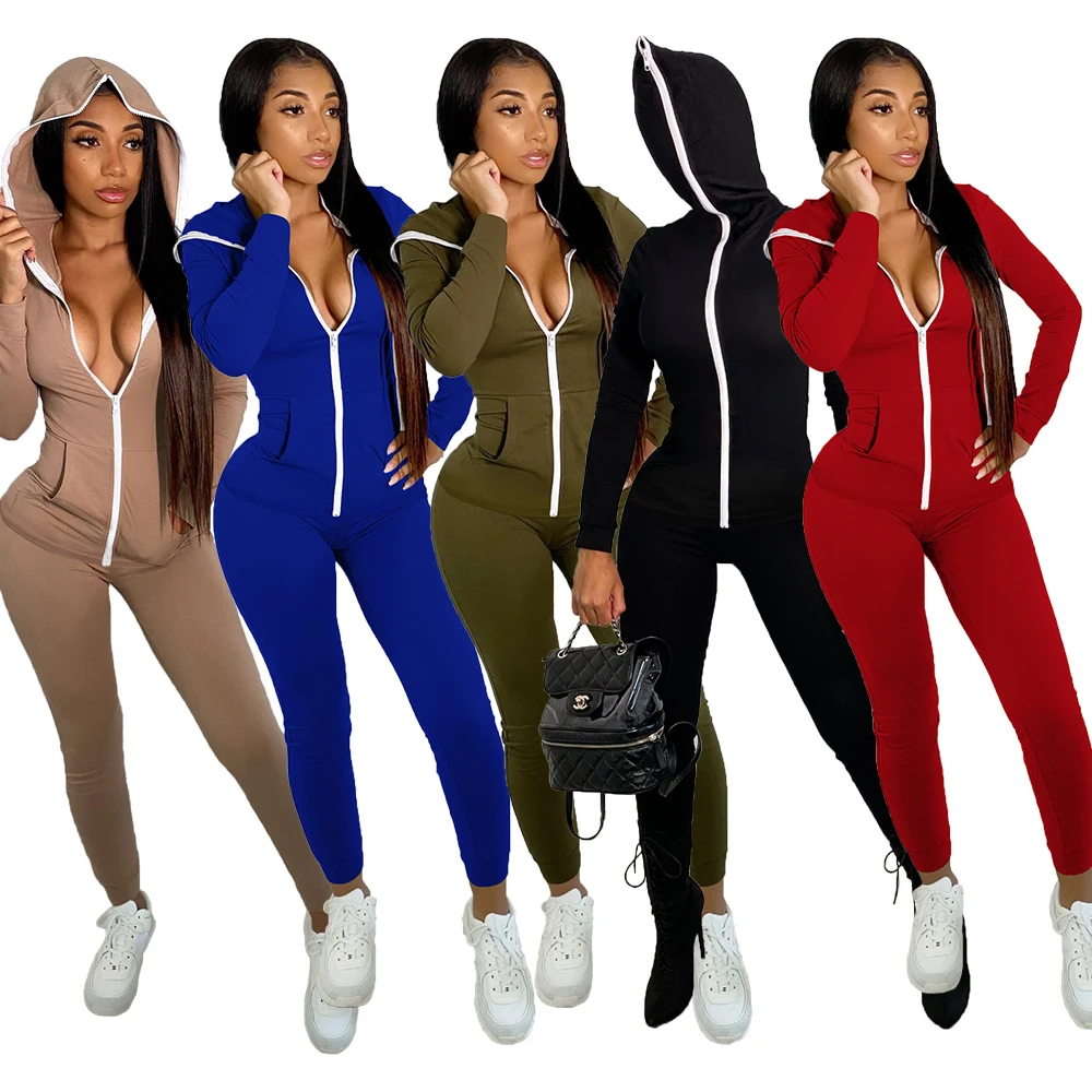

Foma YM152 drop shipping 2021 women's hoodies sport two piece set women clothing