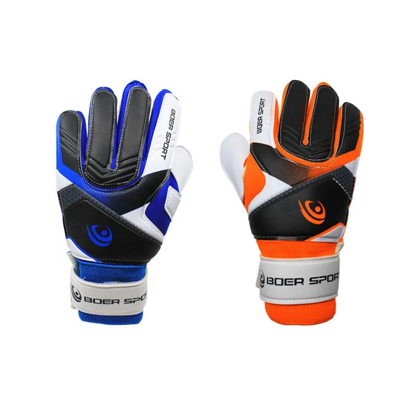 

Wholesale Factory Price Youth Goalkeeper Gloves Professional Soccer Football Gloves, Blue,orange