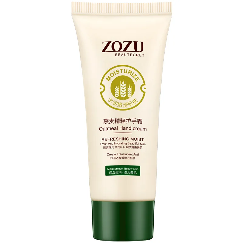 

Custom Private Label ZOZU moisturizing Anti Aging oat protein hand cream for Gift