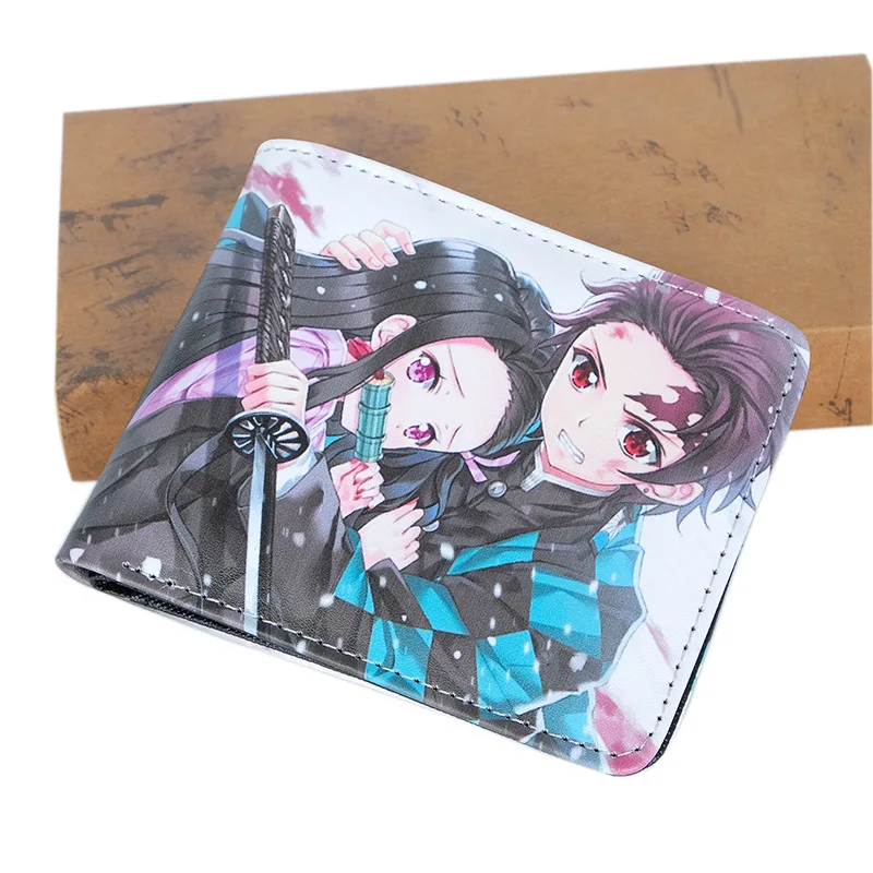 

China Jewelry Supplier Demon Slayer Blade Wallet Kitchen Gate Tanjiro Zha Wu Misery My Wife Zenyi Full Color Pattern Design