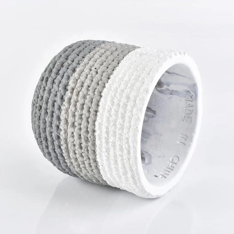 Nordic Style Unique Concrete Candle Jars Wholesale