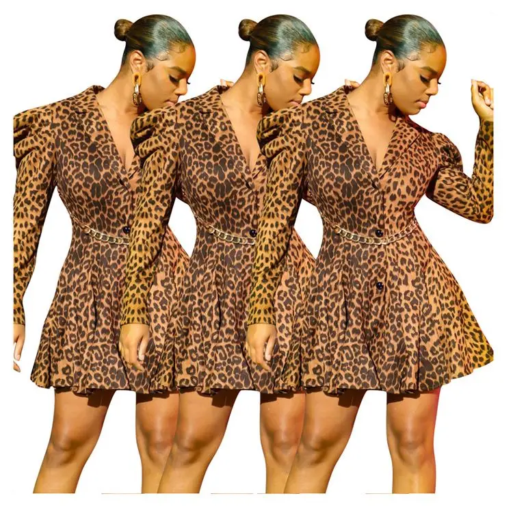 

L06576 Newest Design Good Quality Fashion Clothing 2020 Winter Wholesale Women Casual Ladies Dress