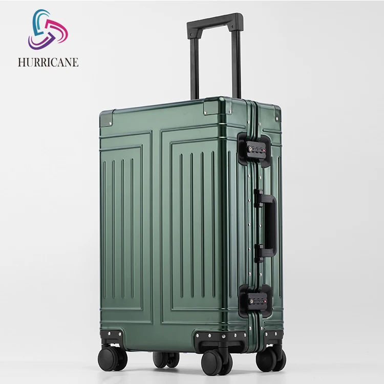 

Newest fashion 4pcs set travelling bags full aluminium luggage trolley case suitcase, Customized color