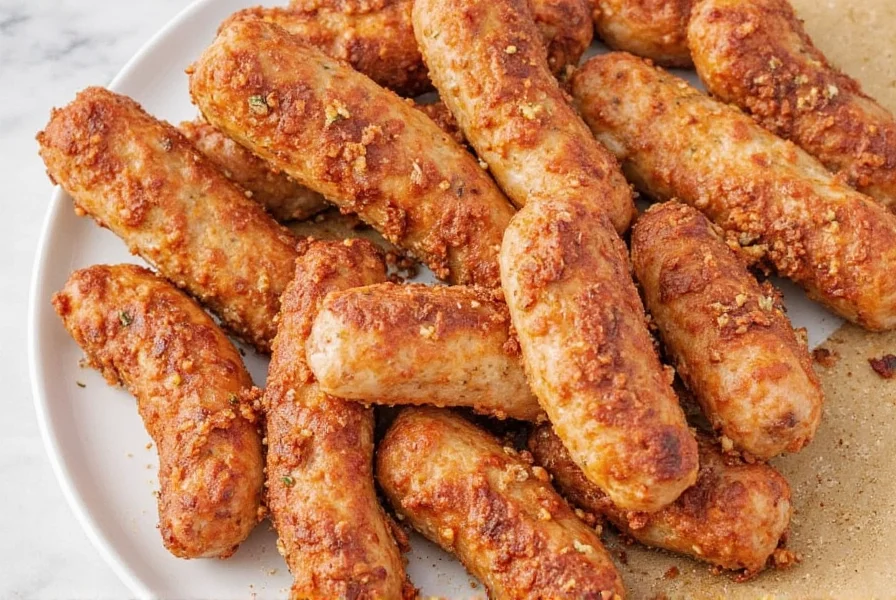 Making homemade chicken sausages step by step