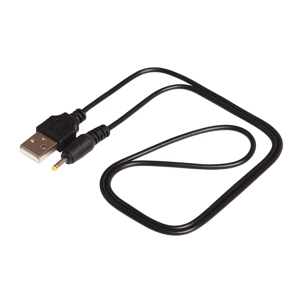 

Black 70cm USB 2.0 A to DC 2.5*0.7mm Jack Charging Charge Power Cable for Laptop Phone