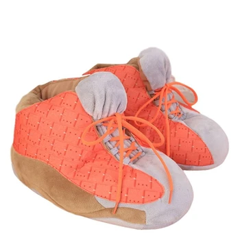 oversized jordan slippers plush