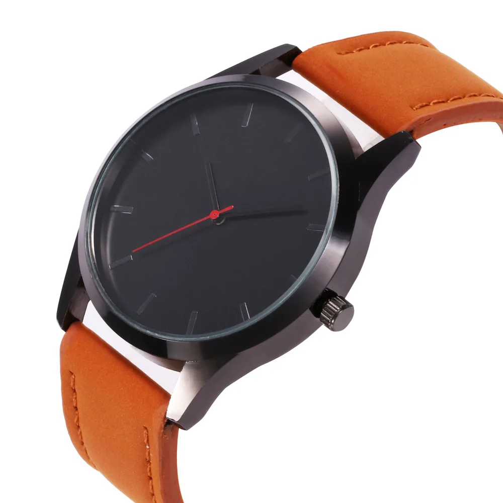 

Wj-7126 Hot Selling Vogue Men Watch No Logo Small Oem Watches Leather Wristwatches Low Price, Customized colors