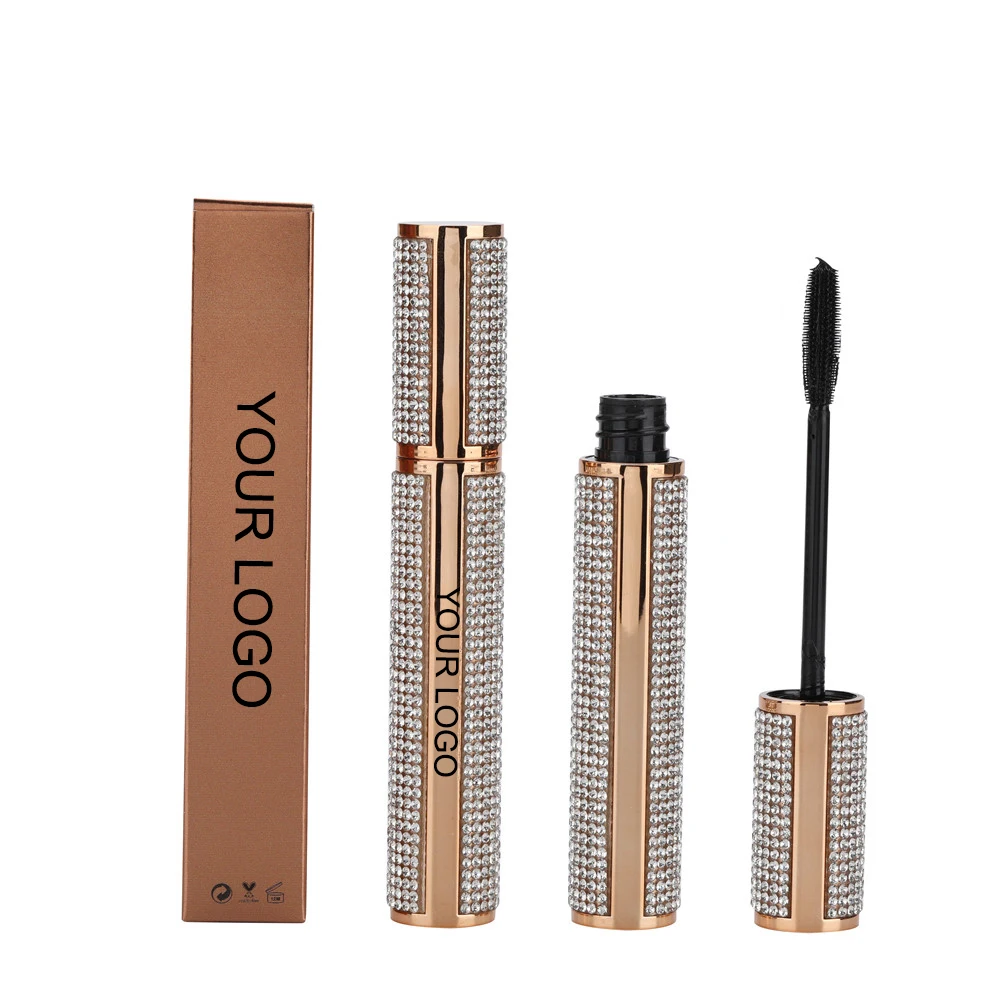 

Private label gold box cool black cream rimel mascara 4d silk fiber vegan mascara casa zeta jones my mascara