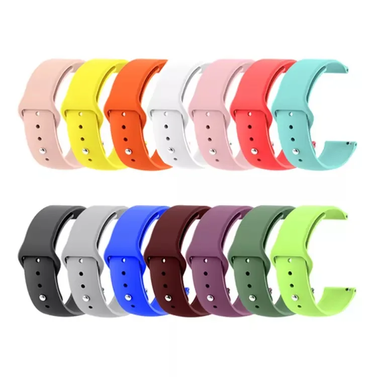 

44mm 40mm 42mm 38mm Silicone Watch Band For Watch 6 Silicone Sport Strap Replacement Bracelet Wristband