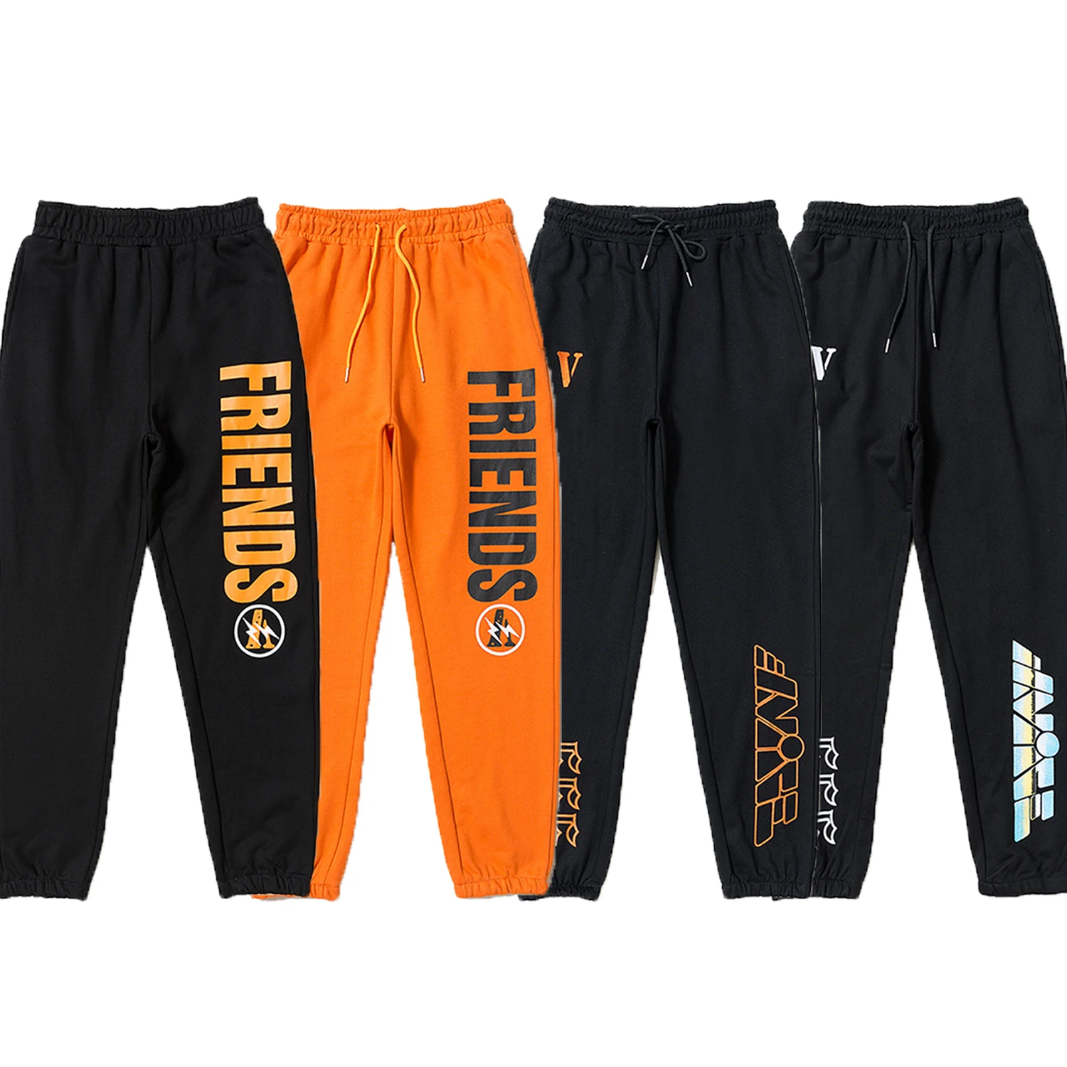 

High Quality Fashion V Lone Pants Cotton Casual Men Trousers Vlones Pants