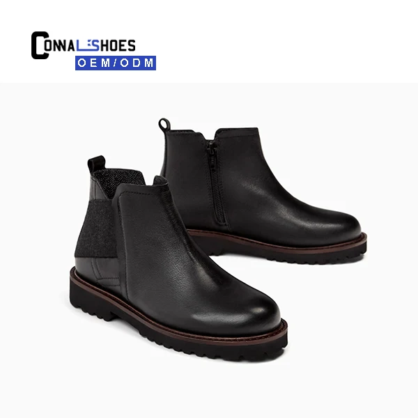 

Connal New Arrival High End Men 100% Pure Genuine Leather Martin Chelsea Men's Boots, As customer request