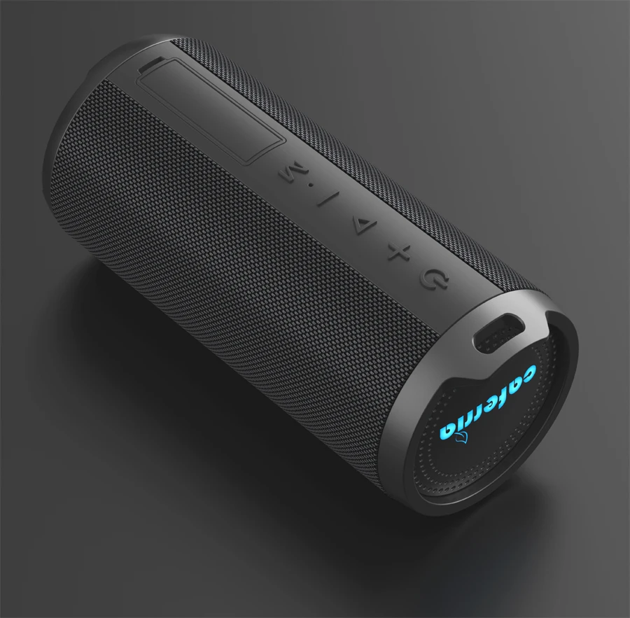 

custom led logo fabric outdoor speaker bluetooth waterproof wireless speakers