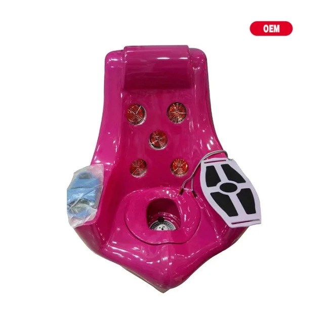 

Vaginal Massage Steam Seat Chair Moxa Moxabustion Sm Yoni Steam Chairs With Back Rest Leather, Pink