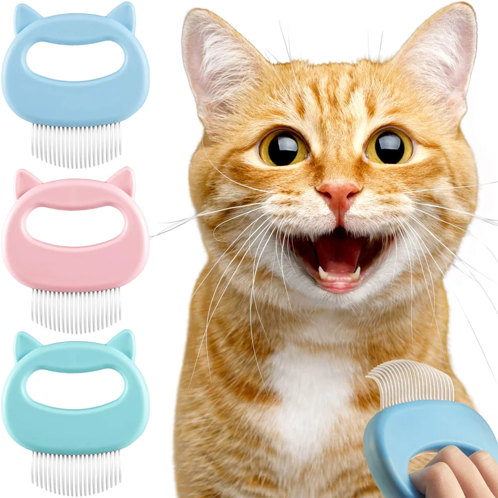 

Paw Cat Grooming Comb Hair Removal Massaging Shell Combs Shedding Brush Dog Hair Remover Supplies Pet Comb Supplies for Cats Dog