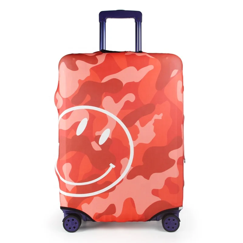 

22 inch luggage cover customize protector sublimation luggage bag cover, Colorful