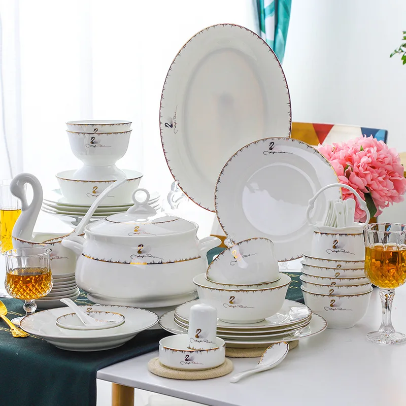 

Luxury Home Crockery Dinner Set Dinnerware Sets Tableware with Best Price, 1 colors