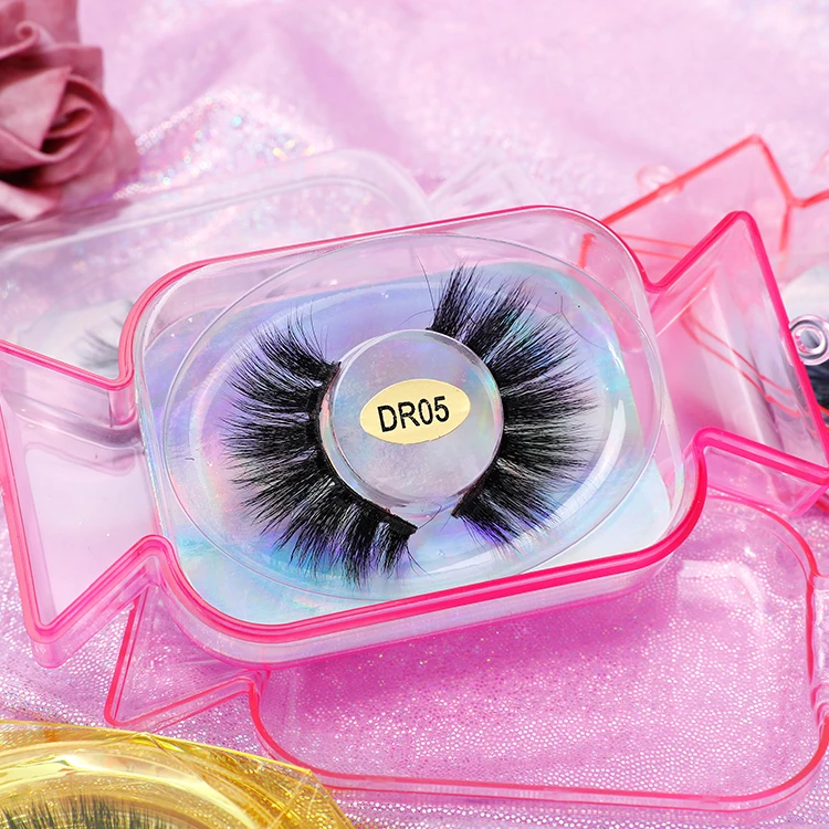 

new fast shipping best price customized faux mink eyelash hand made 100% real 3d silk eyelashes, Black