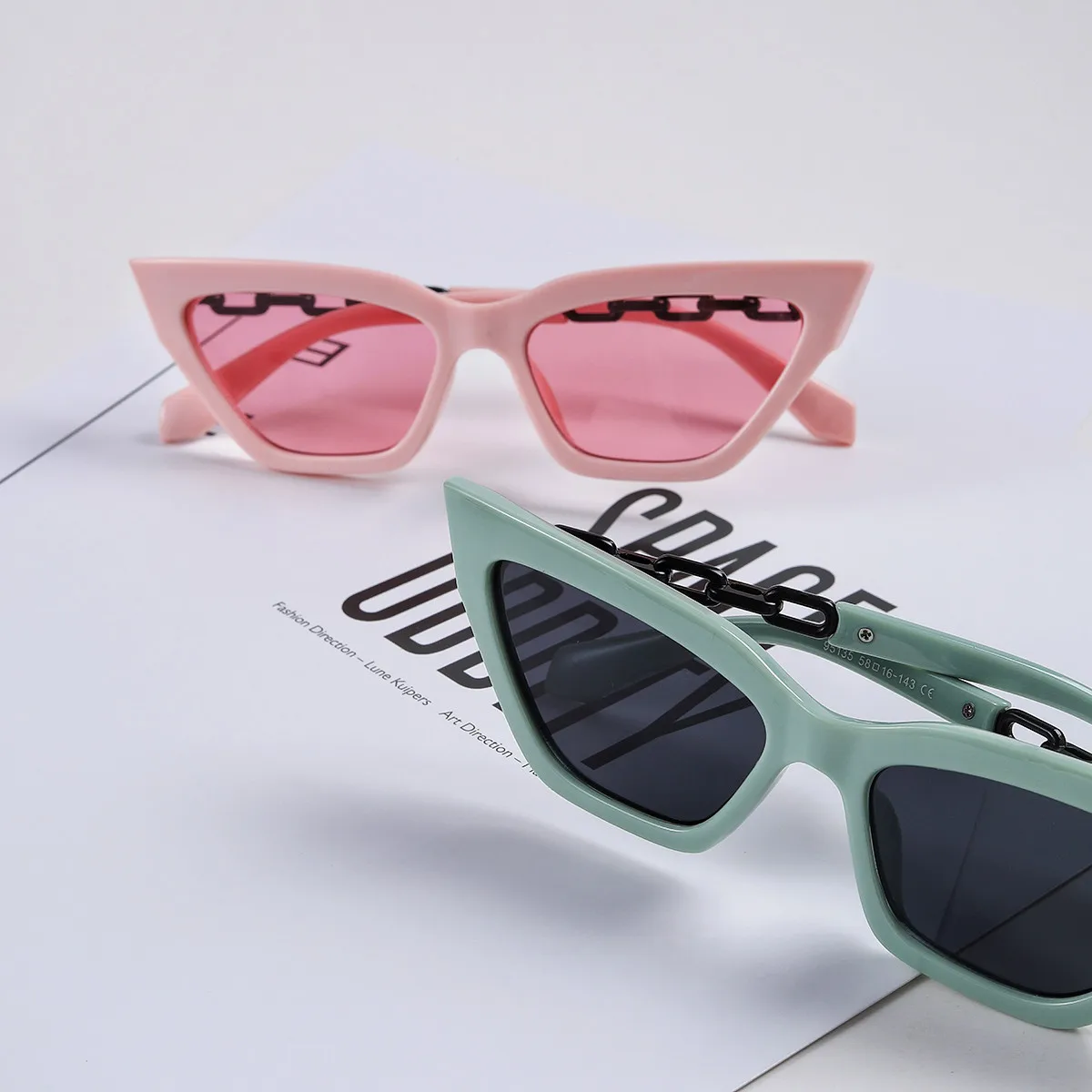 

New arrival sun glasses women cat eye dark lens sunglasses colorful sunglasses 2022, Choice