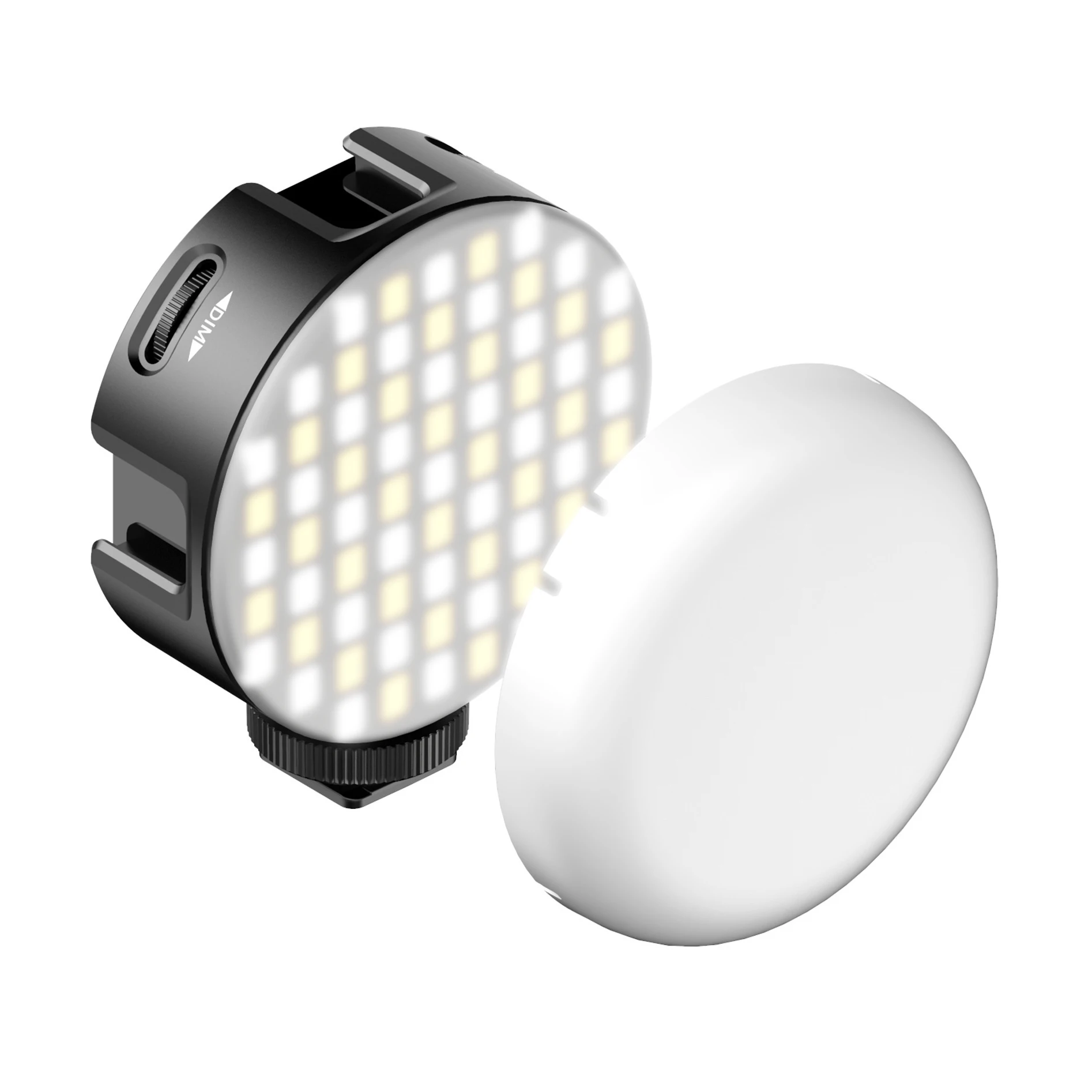 

wholesale price Round dual color temperature led video light of Fill light