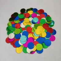 

Round shape 30mm flat loose pvc sequins for dress