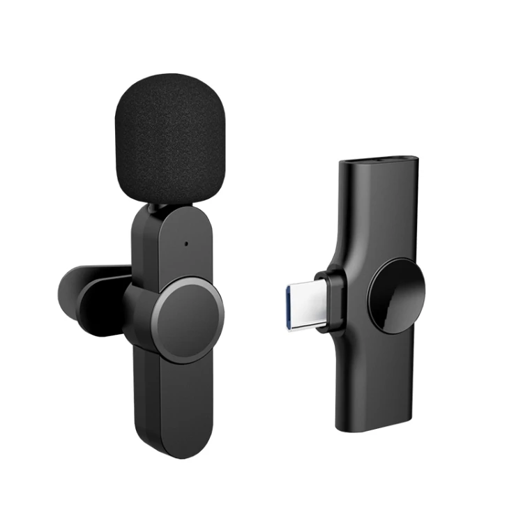 

Mini Portable USB-C/Type-C Interface Live Broadcast Wireless Lavalier Microphone