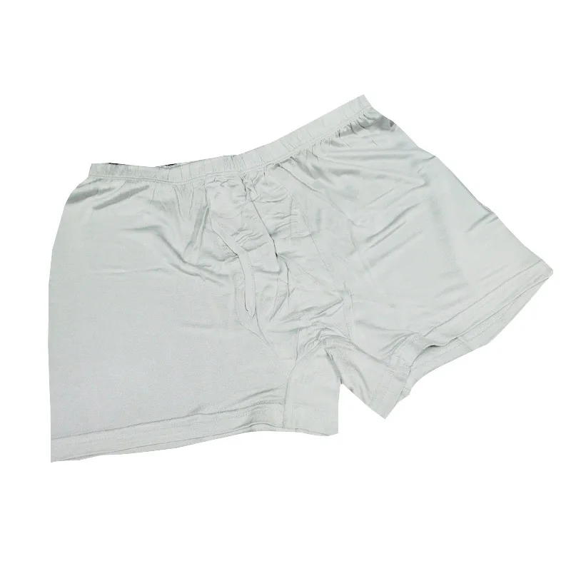

Men's pure silk underpants 100% real silk boxer briefs