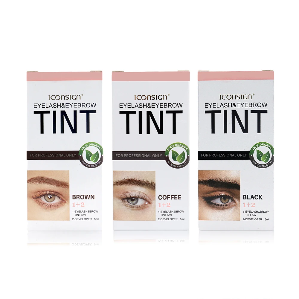 

Custom private label brow tint kits wholesale lash tint dye and eyebrow dye iconsign